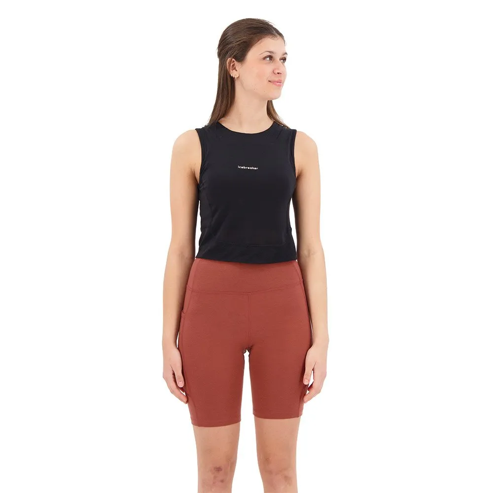 Icebreaker Zoneknit Cropped Merino ärmelloses T-shirt Icebreaker Zoneknit Cropped Merino ärmelloses T-shirt