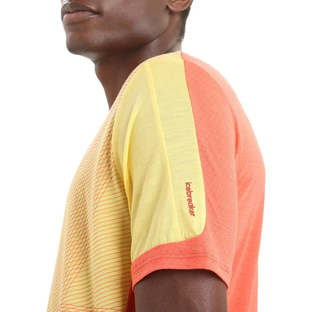 Icebreaker Zoneknit™ Geodetic Kurzarm-t-shirt, Summer / vibrant earth / aop Icebreaker Zoneknit™ Geodetic Kurzarm-t-shirt, Summer / vibrant earth / aop