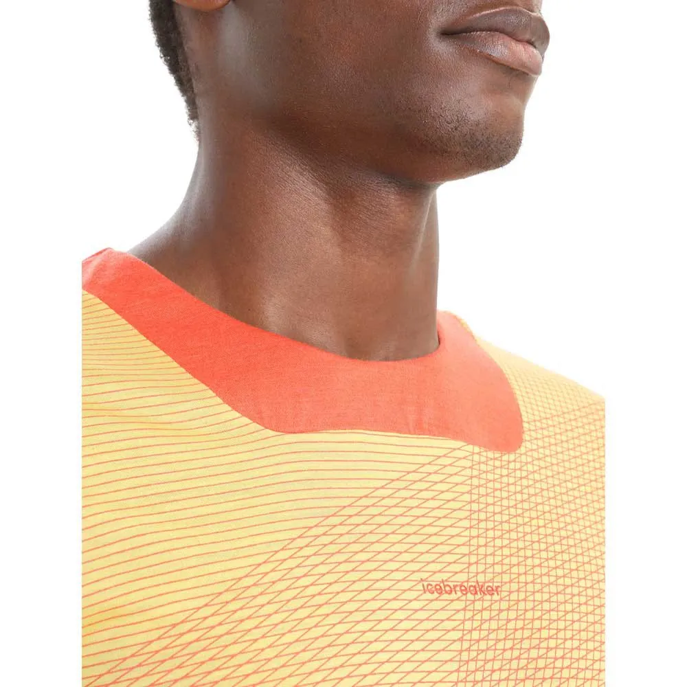 Icebreaker Zoneknit™ Geodetic Kurzarm-t-shirt, Summer / vibrant earth / aop Icebreaker Zoneknit™ Geodetic Kurzarm-t-shirt, Summer / vibrant earth / aop