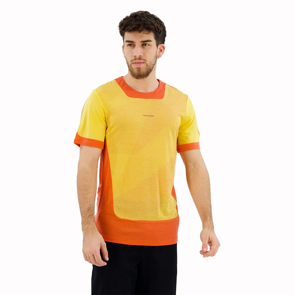 Icebreaker Zoneknit™ Geodetic Kurzarm-t-shirt, Summer / vibrant earth / aop Icebreaker Zoneknit™ Geodetic Kurzarm-t-shirt, Summer / vibrant earth / aop