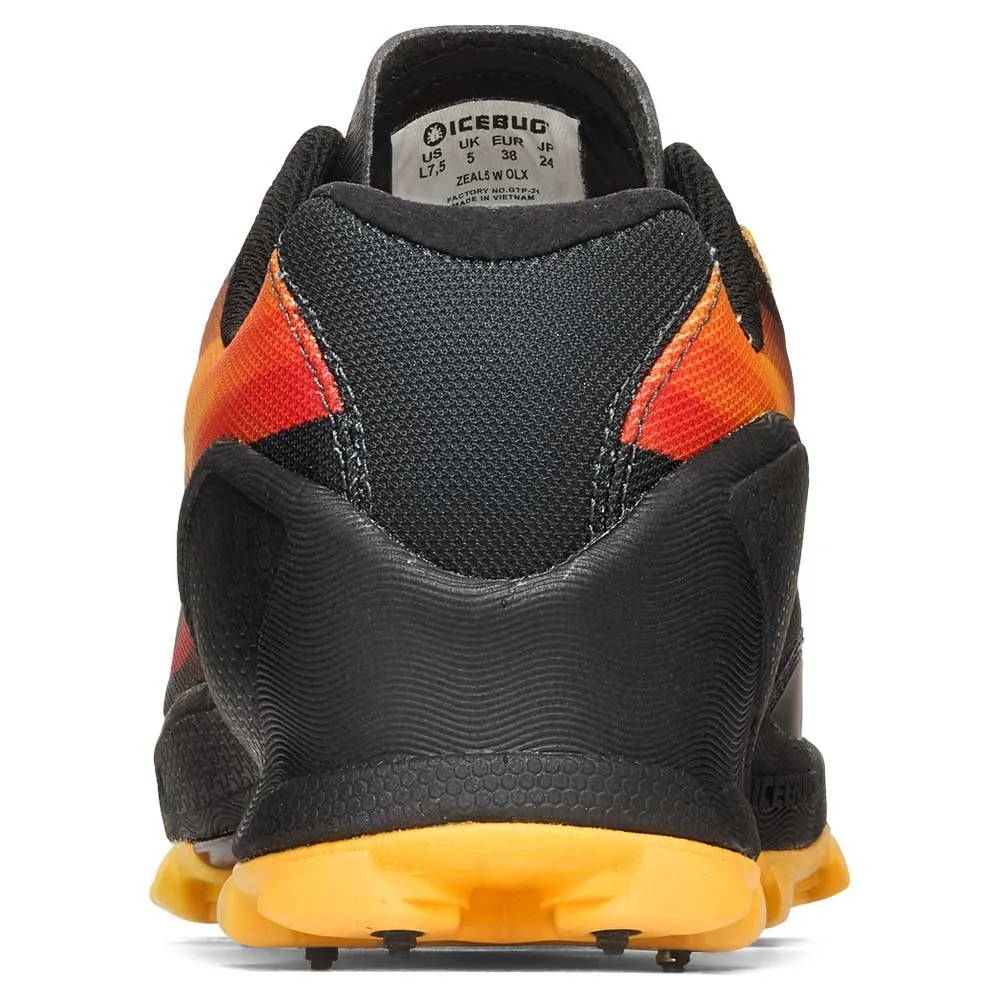 Icebug Zeal5 Olx Trailrunning-schuhe female, Black / fire orange