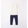 Ido 47623 Langarm-set, Cream / blue, 4Y
