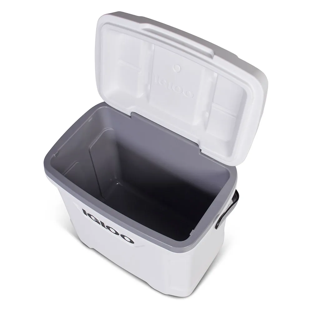 Igloo Coolers Latitude Marine Ultra 30l Steife Tragbare Kühlbox, White / grey, 42.5 x 33.5 x 47cm