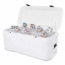 Igloo Coolers Marine Contour 120 113l Steife Tragbare Kühlbox, White, 96 x 42 x 47cm