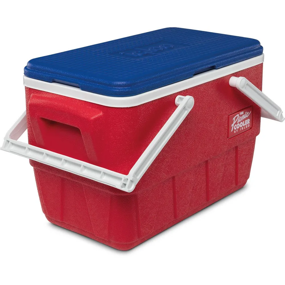 Igloo Coolers Pcinic Retro 24l Steife Tragbare Kühlbox, Red / blue, One Size Igloo Coolers Pcinic Retro 24l Steife Tragbare Kühlbox, Red / blue, One Size