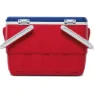 Igloo Coolers Pcinic Retro 24l Steife Tragbare Kühlbox, Red / blue, One Size
