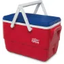 Igloo Coolers Pcinic Retro 24l Steife Tragbare Kühlbox, Red / blue, One Size