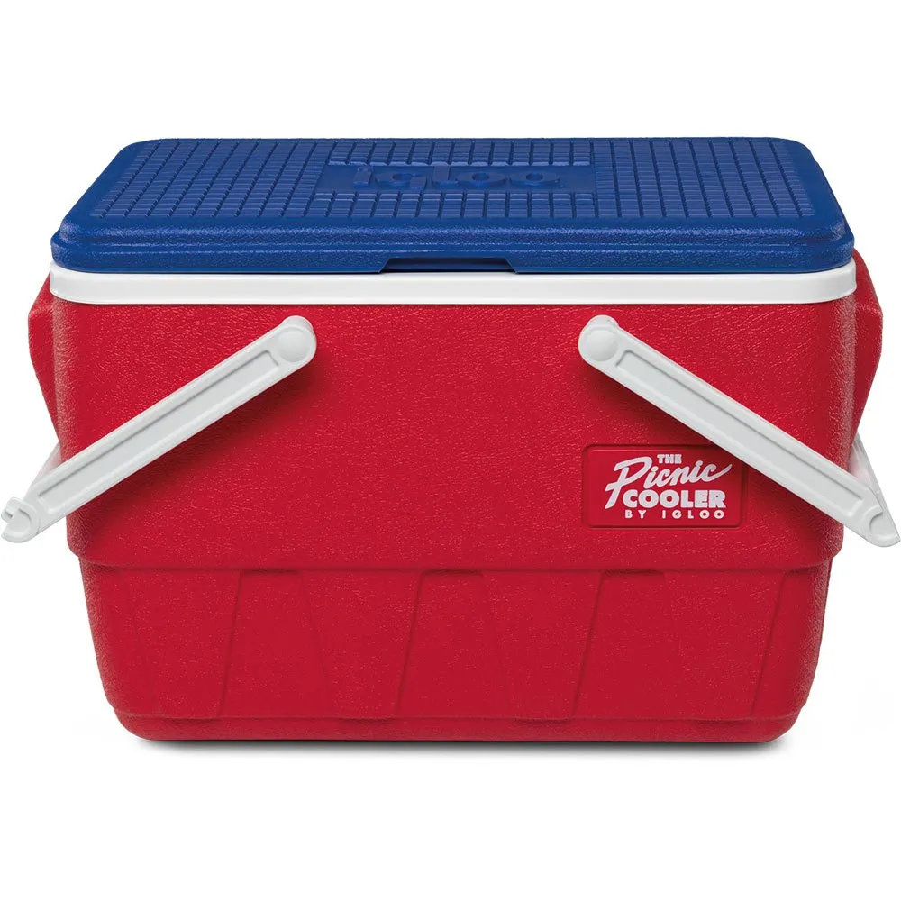 Igloo Coolers Pcinic Retro 24l Steife Tragbare Kühlbox, Red / blue, One Size Igloo Coolers Pcinic Retro 24l Steife Tragbare Kühlbox, Red / blue, One Size