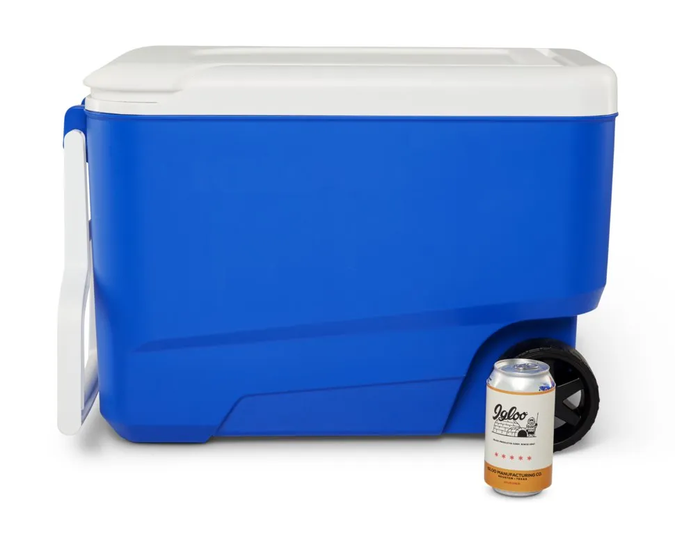 Igloo Coolers Wheelie Cool 38 36l Steife Tragbare Kühlbox, Blue, One Size Igloo Coolers Wheelie Cool 38 36l Steife Tragbare Kühlbox, Blue, One Size