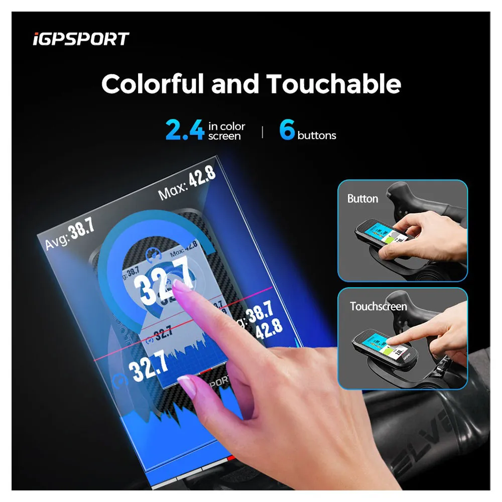 Igpsport Bsc300t Fahrradcomputer, Black, One Size Igpsport Bsc300t Fahrradcomputer, Black, One Size