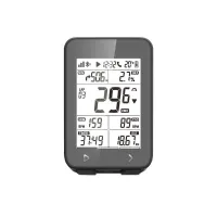 Igpsport GPS - Geschwindigkeitsmesser mit Höhenmesser, Temperatur, kompatibel mit Strava - Option: Trittfrequenz-, Geschwindigkeits- und Herzfrequenzsensor Unisex
