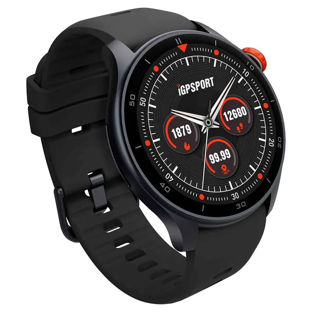 Igpsport Lw10 Smartwatch, Black Igpsport Lw10 Smartwatch, Black