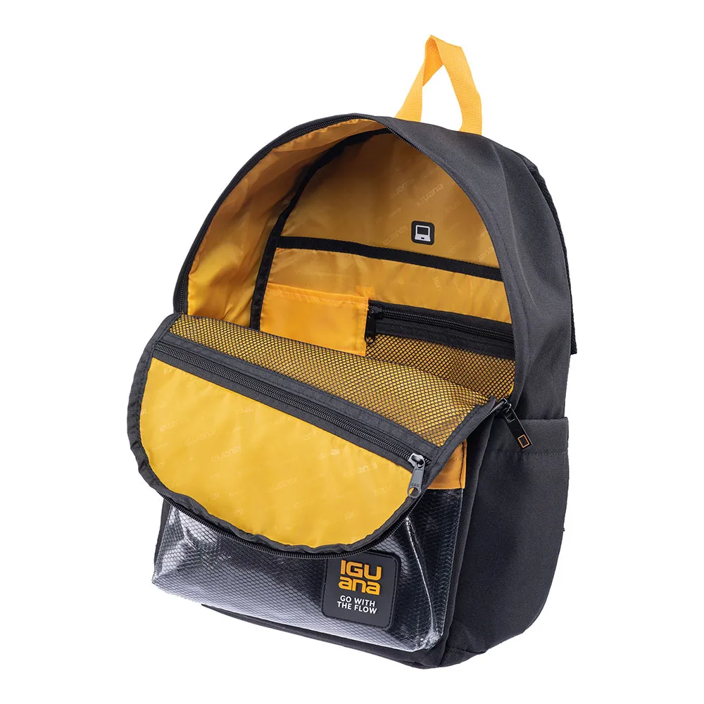 Iguana Mossin 15l Rucksack, Black / artisans gold / white Iguana Mossin 15l Rucksack, Black / artisans gold / white