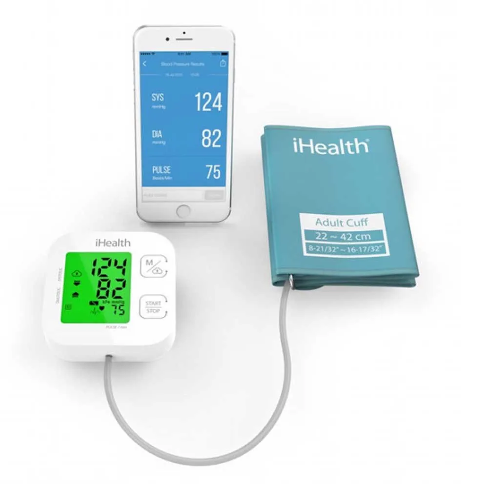 Ihealth Intelligentes Kabelloses Blutdruckmessgerät Und Monitor, 0, One Size Ihealth Intelligentes Kabelloses Blutdruckmessgerät Und Monitor, 0, One Size