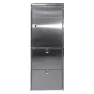 Indel Marine Cruise 320l Kühlschrank, Silver, 62.8 x 179 x 61cm