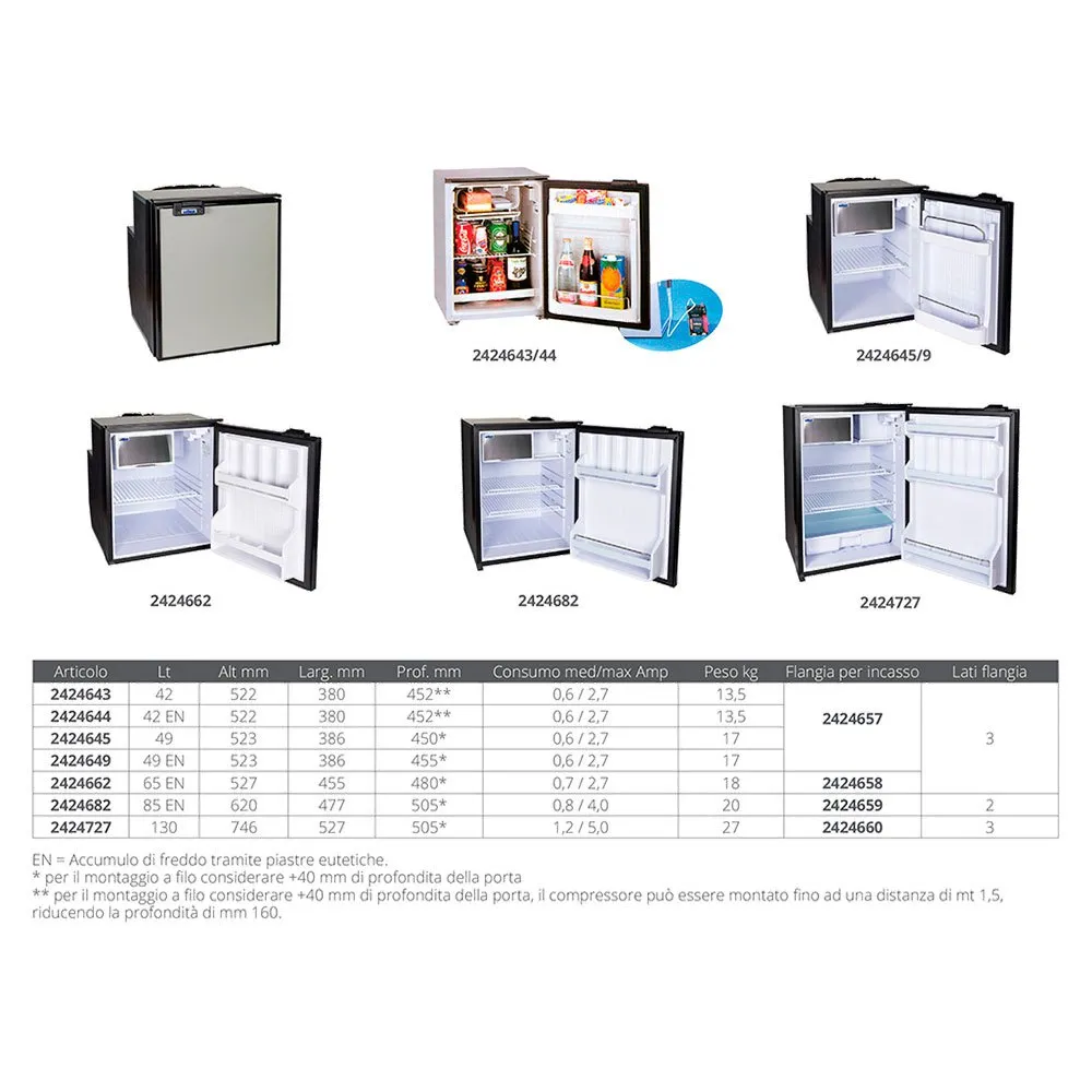 Indel Marine Cruise 85l Accumulator Kühlschrank, Black / grey, One Size Indel Marine Cruise 85l Accumulator Kühlschrank, Black / grey, One Size