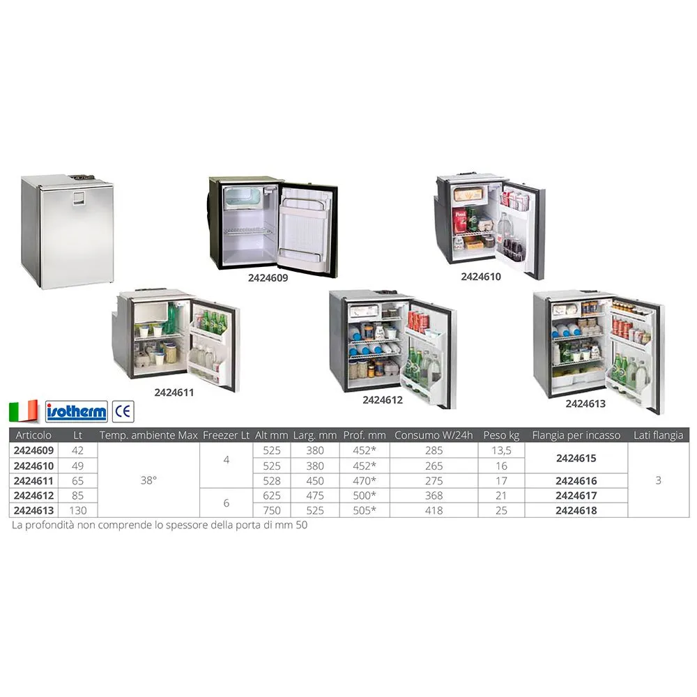 Indel Marine Elegance 42l Kühlschrank, Grey, One Size Indel Marine Elegance 42l Kühlschrank, Grey, One Size