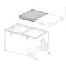 Indelb Tb Abdeckung Linke Doppeltür, Silver, One Size