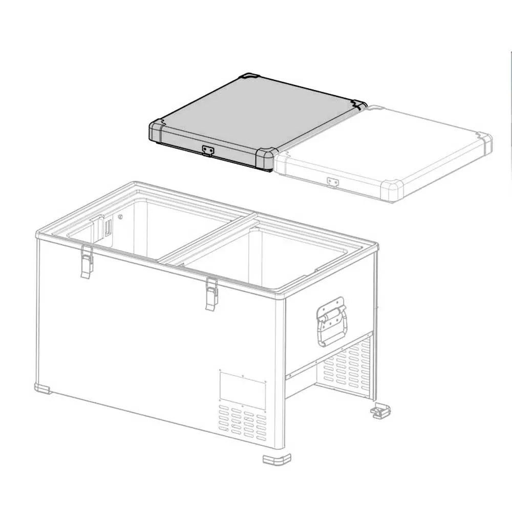 Indelb Tb Abdeckung Linke Doppeltür, Silver, One Size