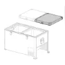 Indelb Tb Abdeckung Rechte Doppeltür, Silver, One Size