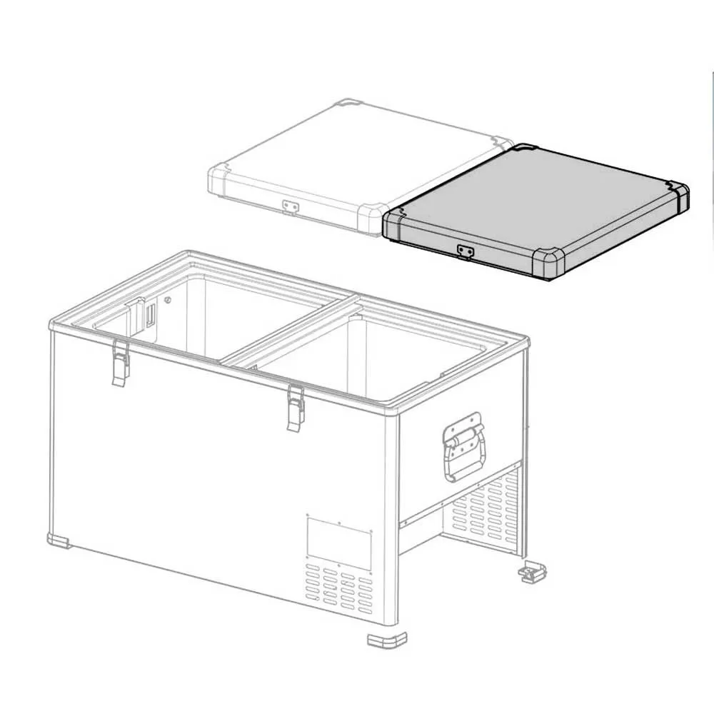 Indelb Tb Abdeckung Rechte Doppeltür, Silver, One Size Indelb Tb Abdeckung Rechte Doppeltür, Silver, One Size