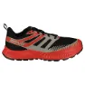 Black-fiery red-dark grey