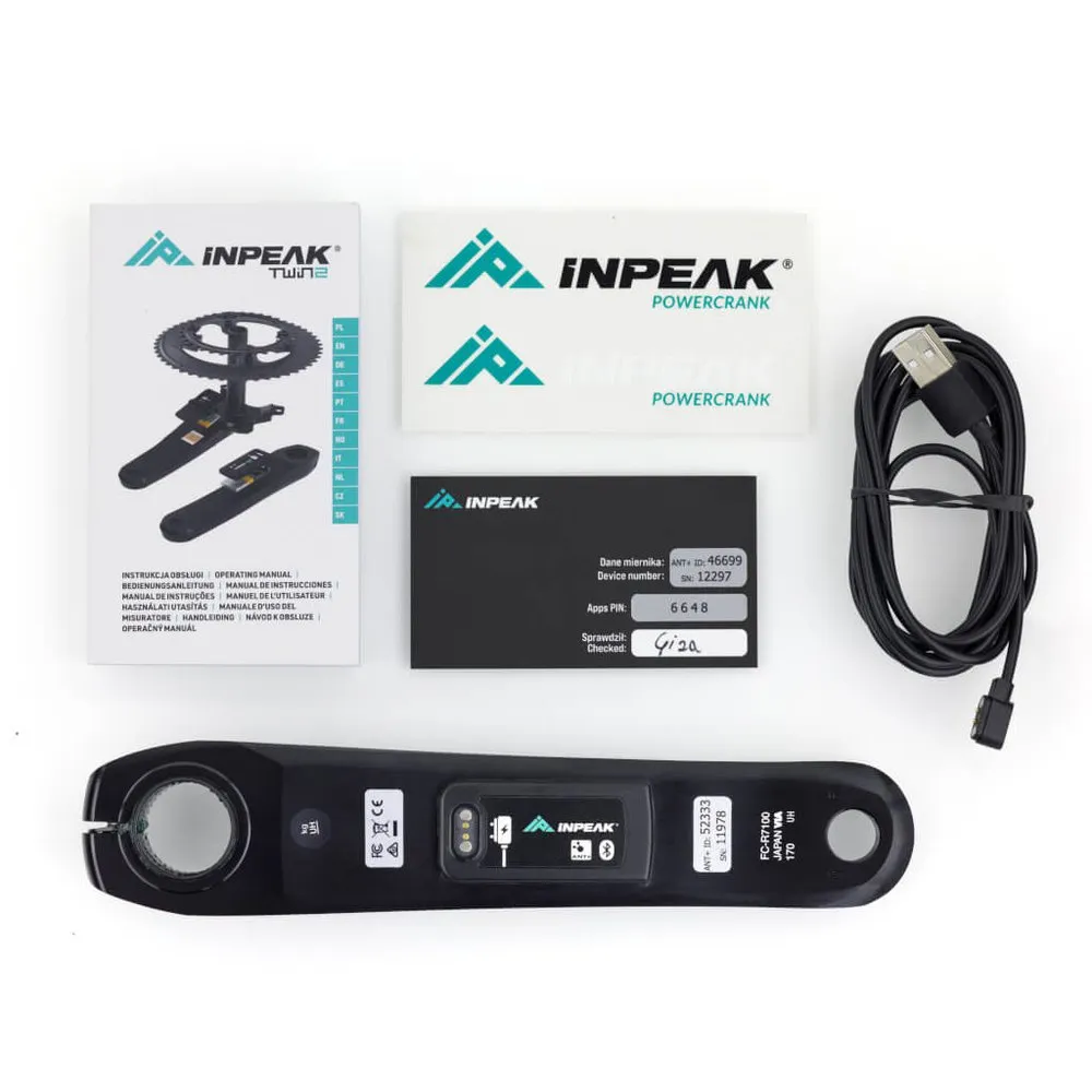 Inpeak Powercrank-e Shimano 105 R7100 Linke Kurbel Mit Leistungsmesser Inpeak Powercrank-e Shimano 105 R7100 Linke Kurbel Mit Leistungsmesser