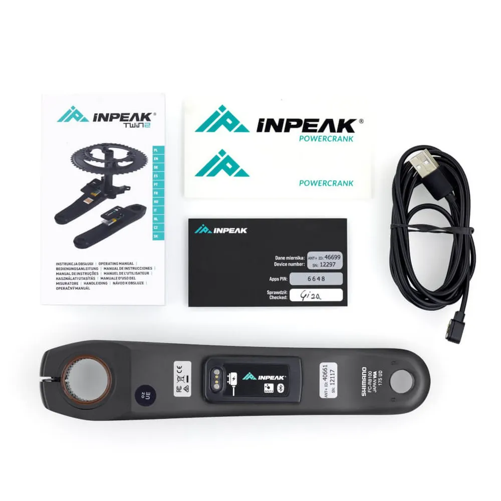 Inpeak Powercrank-e Shimano Ultegra Fc-r8100 Linke Kurbel Mit Leistungsmesser Inpeak Powercrank-e Shimano Ultegra Fc-r8100 Linke Kurbel Mit Leistungsmesser