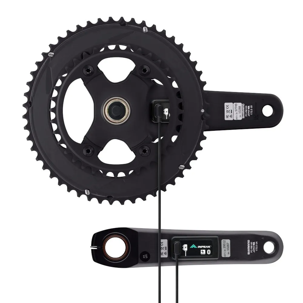 Inpeak Twin2 Shimano Ultegra Fc-r8100 Kurbelgarnitur Mit Leistungsmesser