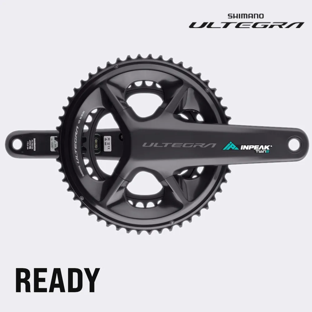Inpeak Twin2 Shimano Ultegra Fc-r8100 Kurbelgarnitur Mit Leistungsmesser