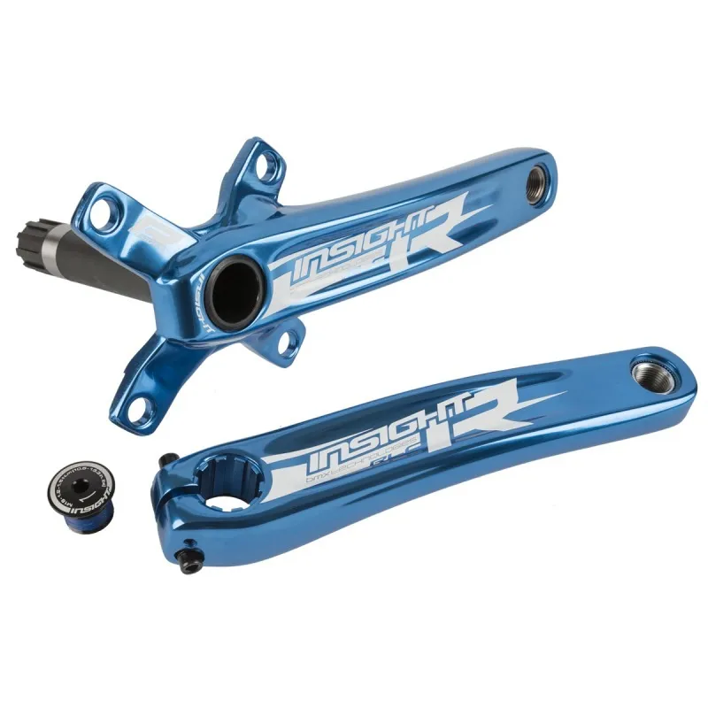 INSIGHT Kurbel alu 2 pieces 4 points Unisex, blau, 165mm