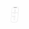 INSIGHT Rahmenkennzeichenpaket 9 Unisex, weiß, 7.5cm