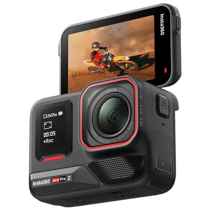 Insta360 Ace Pro 2 Action-kamera, Black, One Size Insta360 Ace Pro 2 Action-kamera, Black, One Size