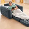 Intex 2 In 1 Aufblasbarer Stuhl Bett, Grey, 117 x 224 x 66cm