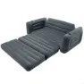 Intex 2 In 1 Aufblasbares Schlafsofa, Grey, 203 x 224 x 66cm