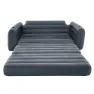 Intex 2 In 1 Aufblasbares Schlafsofa, Grey, 203 x 224 x 66cm