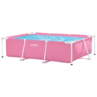 Intex 220x150x60 Cm Stahl Rechteckiger Aufstellpool Mit Rahmen unisex Intex 220x150x60 Cm Stahl Rechteckiger Aufstellpool Mit Rahmen unisex