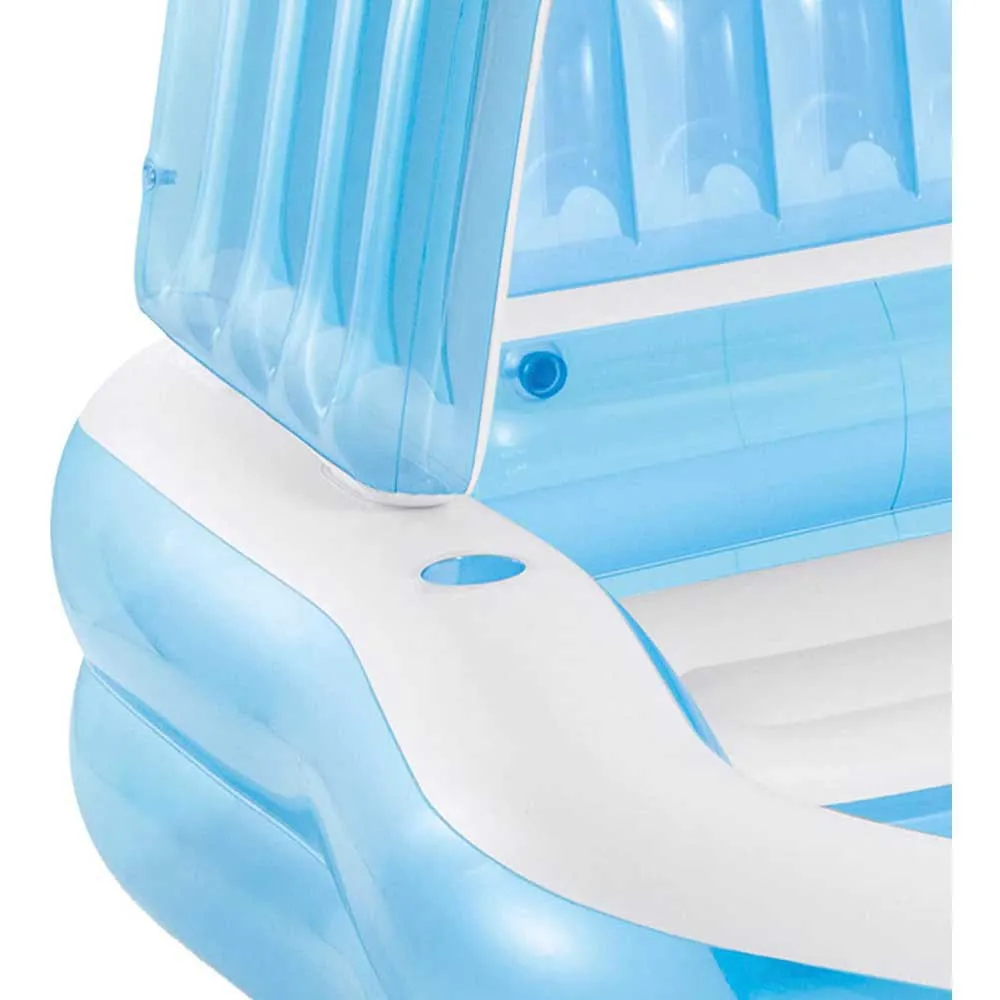 Intex 229x191x135 Cm Rechteckiges Aufblasbares Schwimmbad, Blue / white, 530L Intex 229x191x135 Cm Rechteckiges Aufblasbares Schwimmbad, Blue / white, 530L