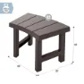 Intex 55095 Bench 2 Units Whirlpool-zubehör, Brown, 62 x 37 x 42cm