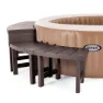 Intex 55096 Bench 4 Units Whirlpool-zubehör, Brown, 62 x 37 x 42/62 x 37 x 60cm