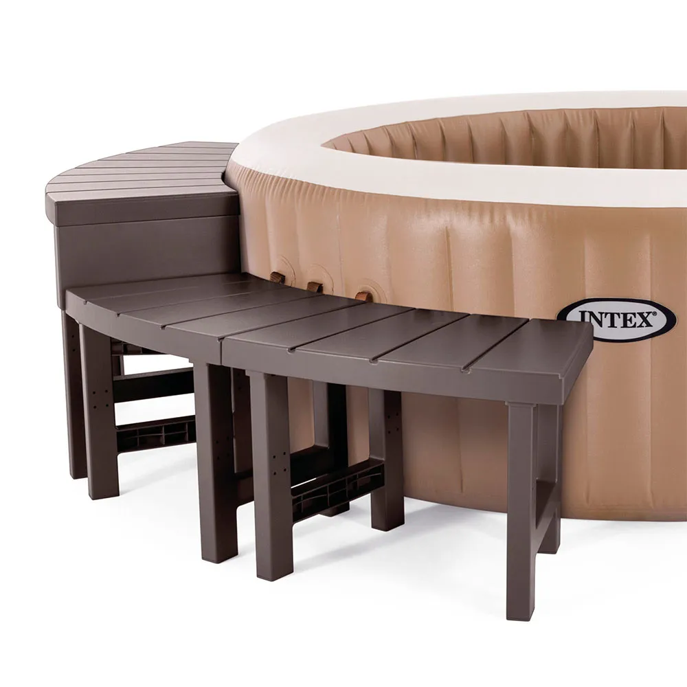Intex 55096 Bench 4 Units Whirlpool-zubehör unisex, Brown, 62 x 37 x 42/62 x 37 x 60cm Intex 55096 Bench 4 Units Whirlpool-zubehör unisex, Brown, 62 x 37 x 42/62 x 37 x 60cm