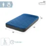 Intex 64011 Truaire 99x191x22cm Einzel-luftbett, Blue / black, 99 x 191 x 22cm