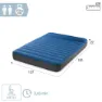 Intex 64012 Truaire 137x191x22cm Luftmatratze, Blue / black, 137 x 191 x 22cm