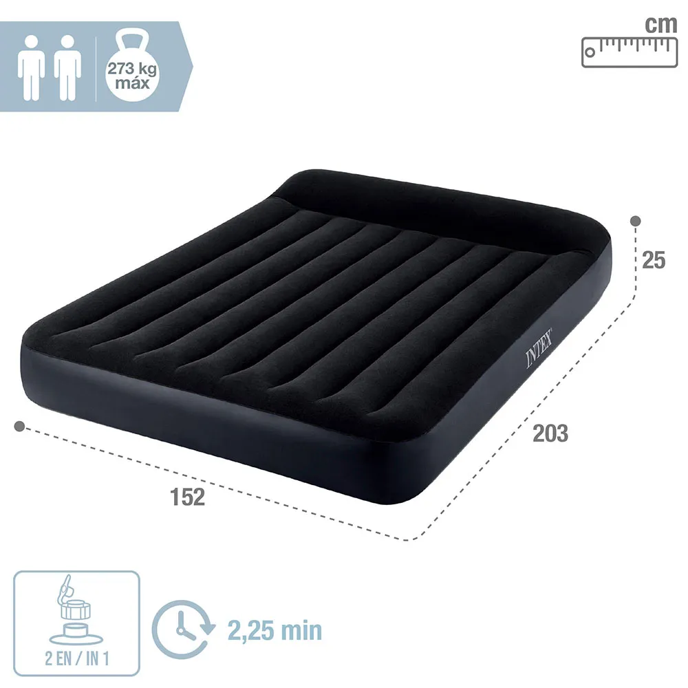 Intex 64150 Dura-beam Standard Classic Queen 152x203x25 Cm Doppel-luftbett, 152 x 203 x 25cm Intex 64150 Dura-beam Standard Classic Queen 152x203x25 Cm Doppel-luftbett, 152 x 203 x 25cm