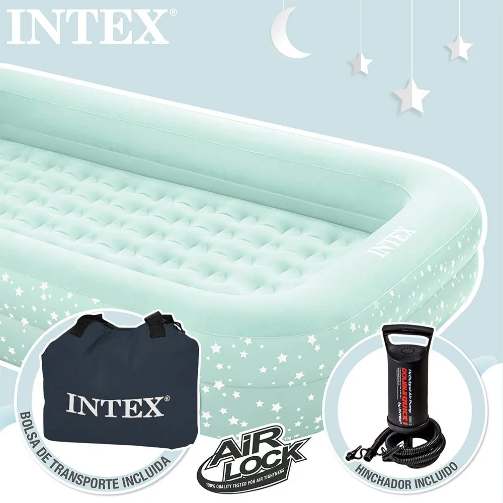 Intex Air Travel Junior Einzel-luftbett, Assorted, 107 x 168 x 25cm Intex Air Travel Junior Einzel-luftbett, Assorted, 107 x 168 x 25cm