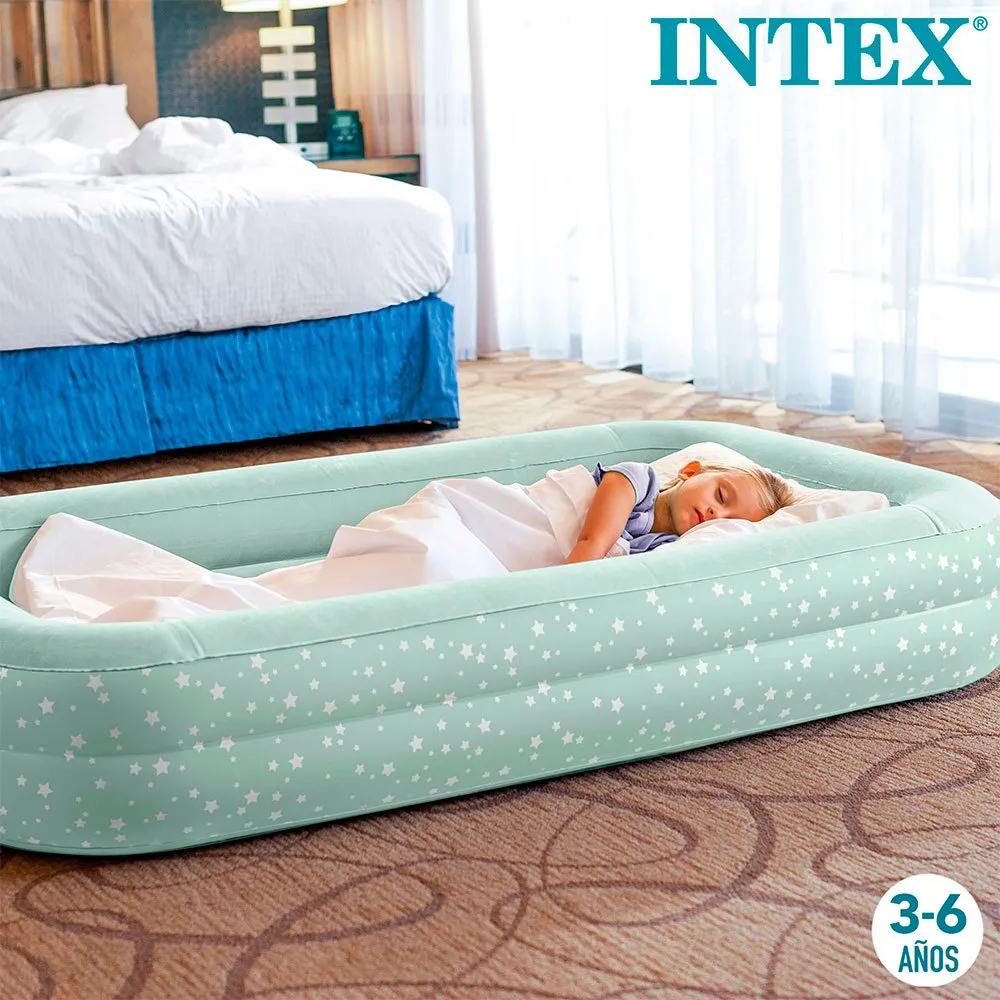 Intex Air Travel Junior Einzel-luftbett, Assorted, 107 x 168 x 25cm Intex Air Travel Junior Einzel-luftbett, Assorted, 107 x 168 x 25cm
