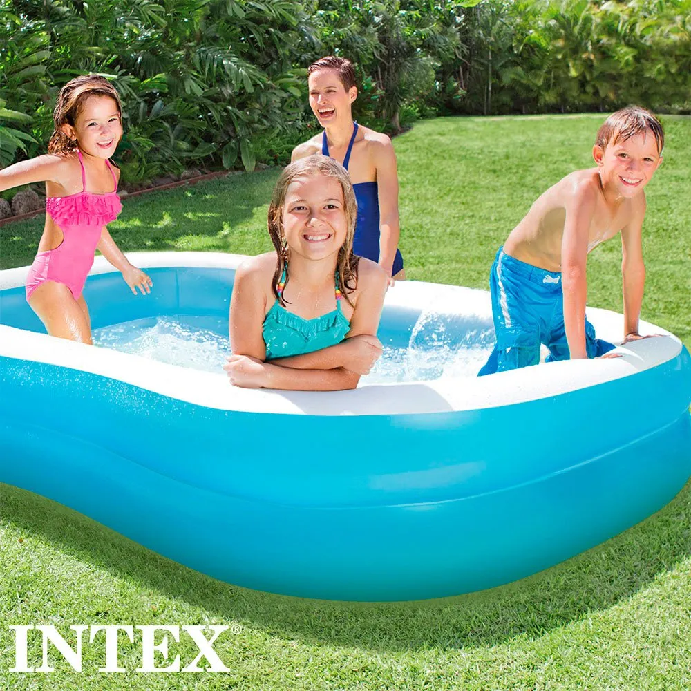 Intex Aufblasbare Familienpools 540 L, Blue, 203 x 152 x 48cm