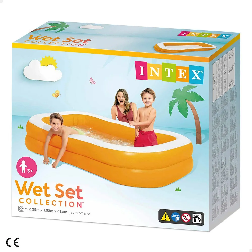 Intex Aufblasbarer Familienpool, Multicolor, One Size Intex Aufblasbarer Familienpool, Multicolor, One Size