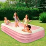 Intex Aufblasbarer Pool Für Kinder 305x183x56 Cm, Pink, One Size