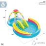Intex Aufblasbarer Pool Rainbow Games Mit Rutsche 206l 2.95x1.91x1.09 Cm, Multicolor, One Size